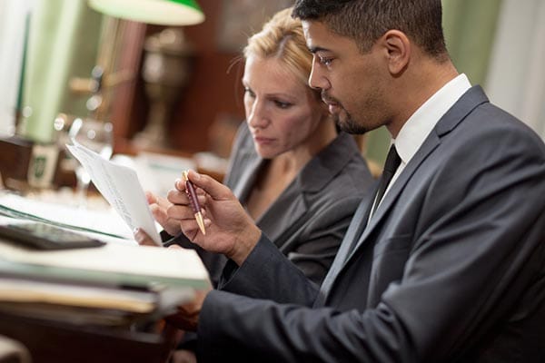 A professional in a business setting